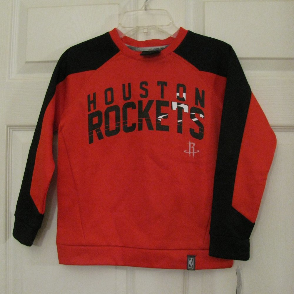 Houston Rockets Boys Sweatshirt Large 7 NWT Licensed NBA Prime Sports